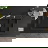 Mexen Omar jednodrezový žulový drez 800 x 480 mm, čierny/zlatý metalický, sifón chróm - 6520801005-75