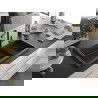 Mexen Omar granitový drez 1-komorový 800 x 480 mm, čierny s bodkami, čierny sifón - 6520801005-76-B