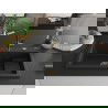 Mexen Omar 1-komorový granitový drez 800 x 480 mm, čierny, sifón zlatý - 6520801005-77-G