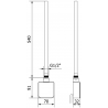 Mexen FA-05W elektrický ohřívač 600 W, bílý - W958-0600-20