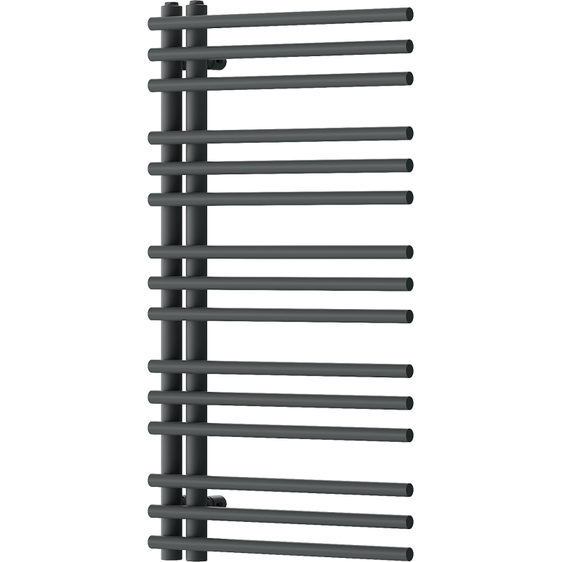 Mexen Neptun dekoratívny kúpeľňový radiátor 900 x 500 mm, 369 W, antracit - W101-0900-500-00-66