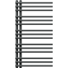 Mexen Neptun dekoratívny kúpeľňový radiátor 900 x 500 mm, 369 W, antracit - W101-0900-500-00-66