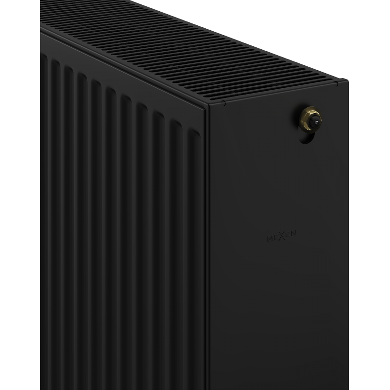 Mexen CV33 doskový radiátor 900 x 800 mm, spodné pripojenie, 2546 W, čierny - W633-090-080-70