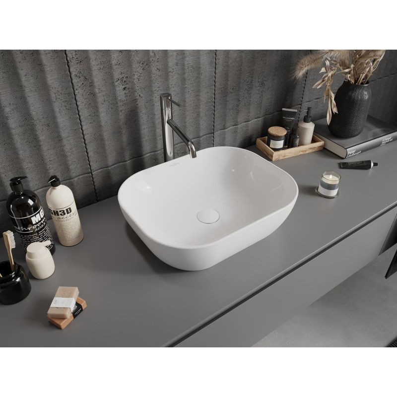 Mexen Rosa umývadlo na dosku 50 x 40 cm, biele - 21095000