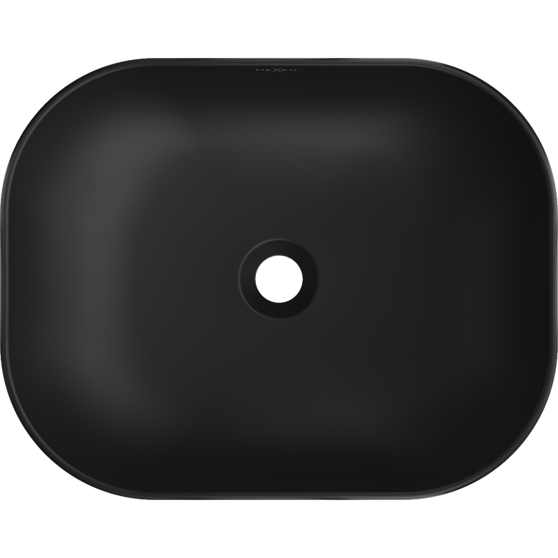 Mexen Rosa umývadlo na dosku 50 x 40 cm, čierna matná - 21095085