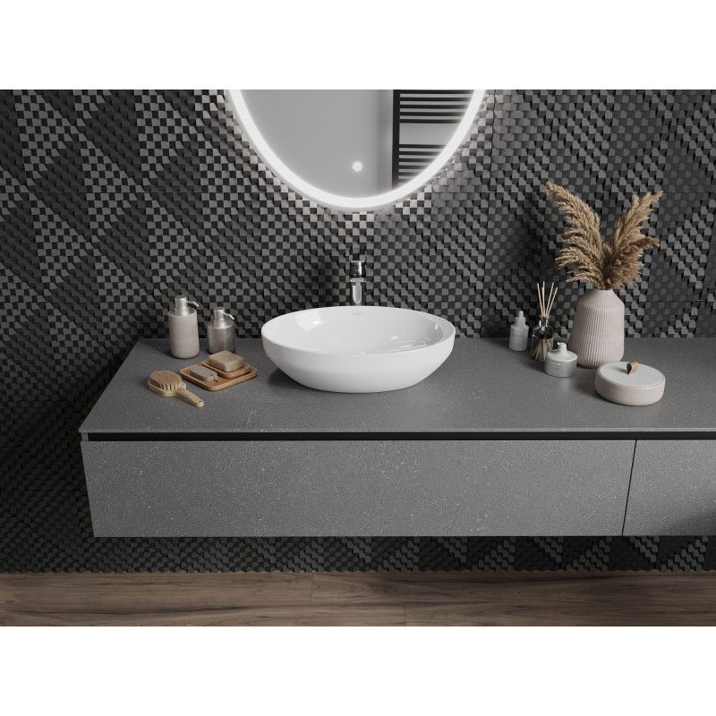 Mexen Cornelia umývadlo na dosku 50 x 37 cm, biela - 21885000