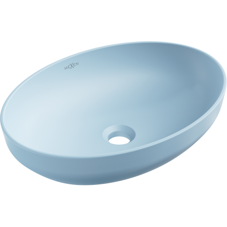 Mexen Cornelia umývadlo na dosku 50 x 37 cm, modrá matná - 21885049