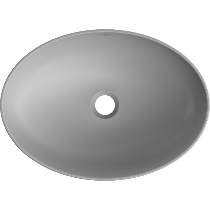 Mexen Cornelia umývadlo na dosku 50 x 37 cm, svetlosivá matná - 21885061