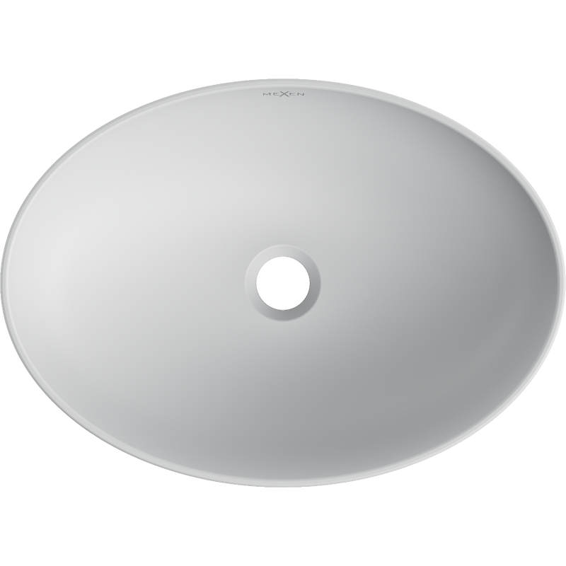 Mexen Cornelia umývadlo na dosku 50 x 37 cm, platinový mat - 21885063
