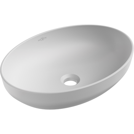 Mexen Cornelia umývadlo na dosku 50 x 37 cm, platinový mat - 21885063