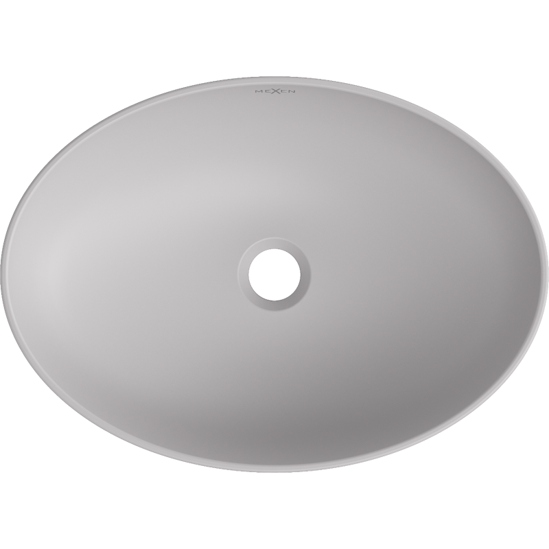 Mexen Cornelia umývadlo na dosku 50 x 37 cm, popolavý mat - 21885067