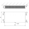 Mexen Flat CCF33 radiátor panelový 300 x 500 mm, dolní střední připojení, 620 W, bílý - W6C33F-030-050-00