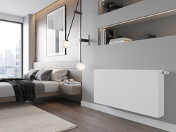 Mexen Flat CCF33 vykurovací panel 300 x 1400 mm, dolné stredové pripojenie, 1736 W, biela - W6C33F-030-140-00