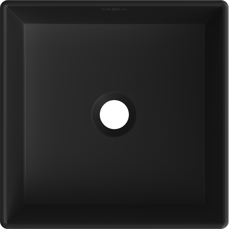 Mexen Goya umývadlo na dosku 35 x 35 cm, čierna mat - 22183585
