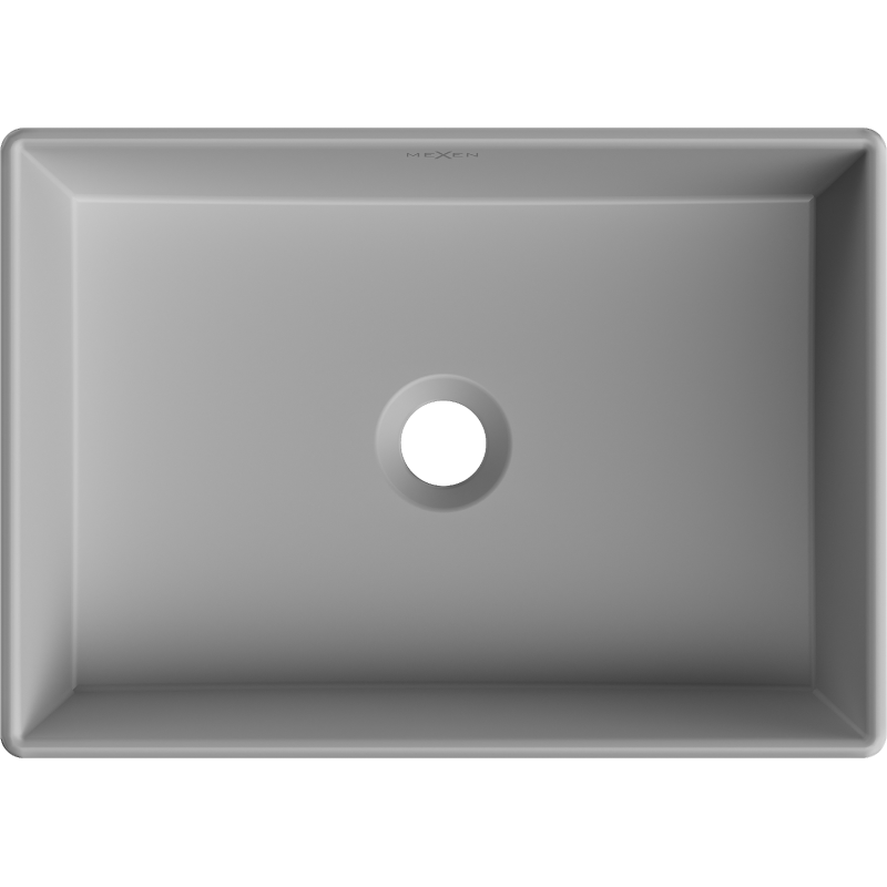 Mexen Goya umývadlo na dosku 45 x 32 cm, svetlosivá matná - 22184561