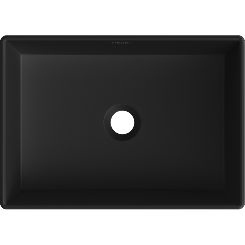 Mexen Goya umývadlo na dosku 51 x 37 cm, čierna matná - 22185085