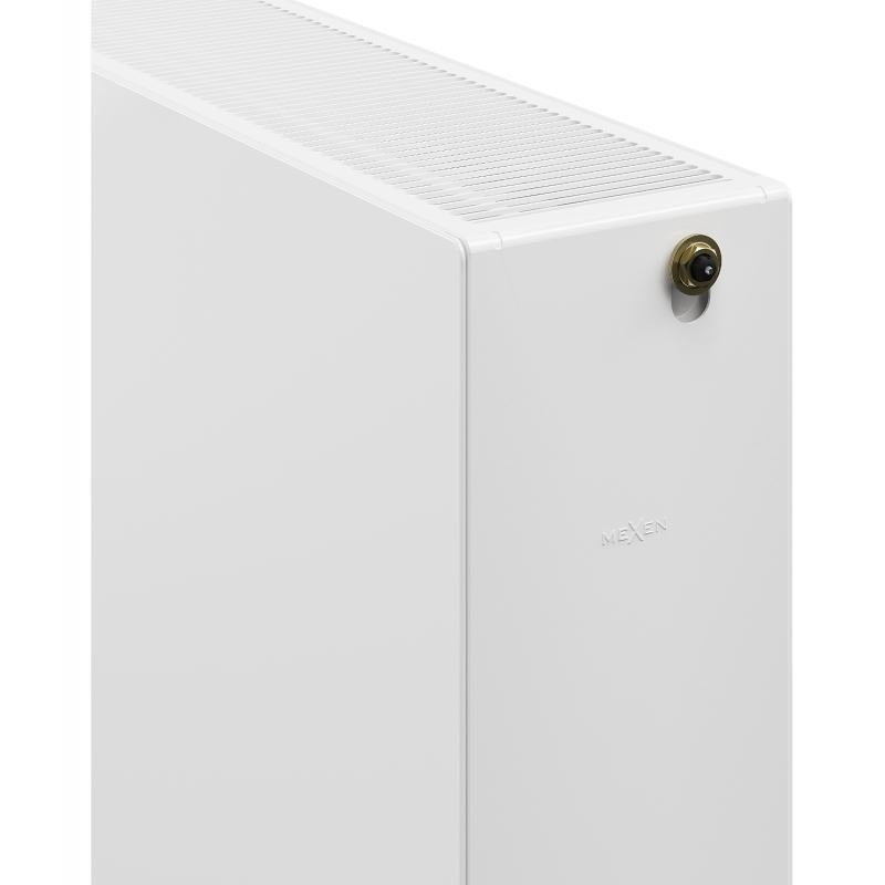 Mexen Flat CCF33 panelový radiátor 900 x 1100 mm, spodné stredové pripojenie, 3001 W, biely - W6C33F-090-110-00