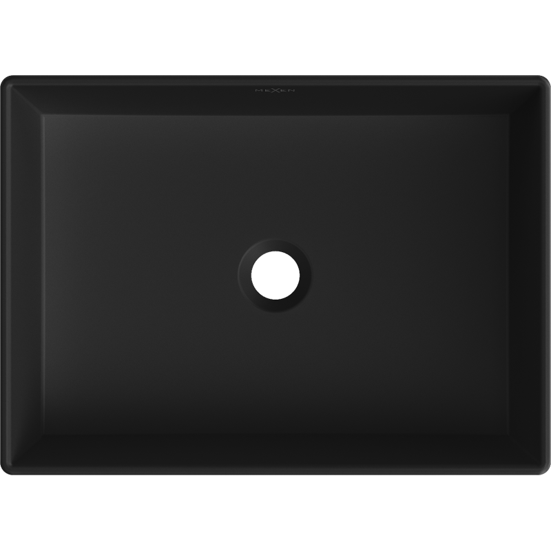 Mexen Goya umývadlo na dosku 60 x 37 cm, čierna matná- 22186085