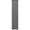 Mexen Dallas dekoratívny radiátor 1600 x 360 mm, 1039 W, antracit - W214-1600-360-00-66