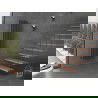 Mexen Dallas dekoratívny radiátor 1600 x 360 mm, 1039 W, antracit - W214-1600-360-00-66