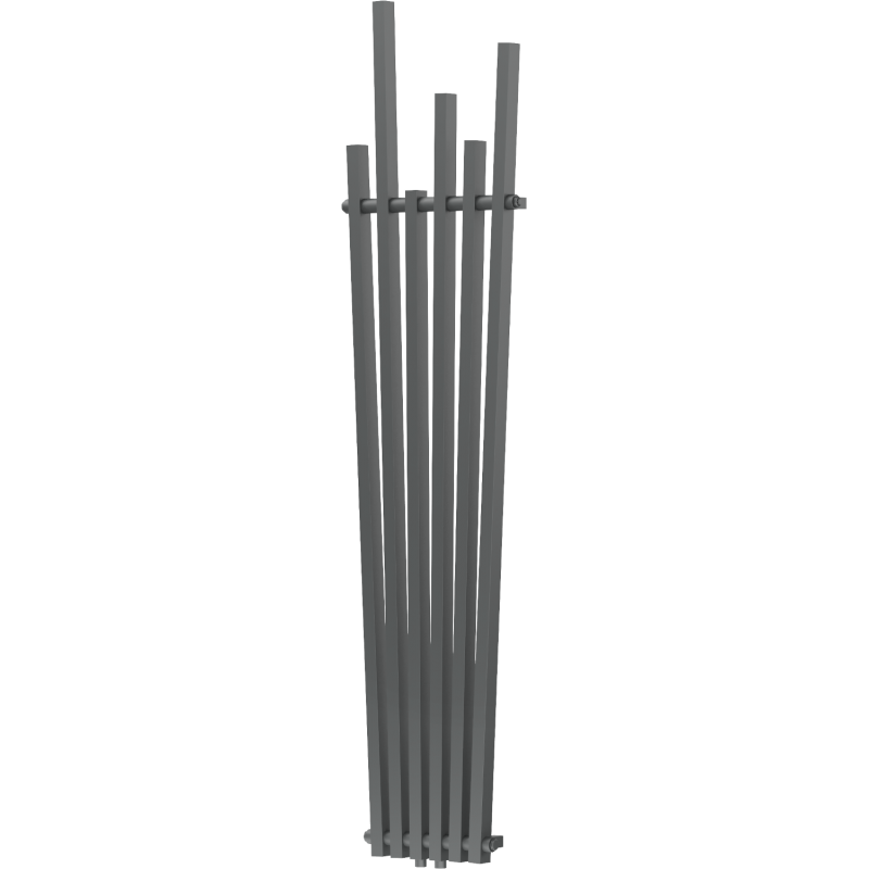 Mexen Omaha ozdobný radiátor 1800 x 420 mm, 655 W, antracit - W208-1800-420-00-66