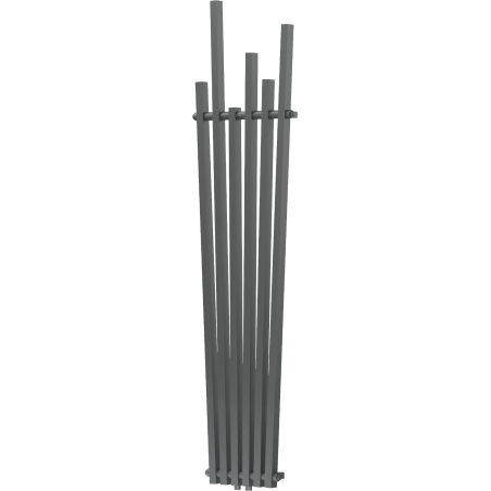 Mexen Omaha dekoratívny radiátor 1800 x 420 mm, 655 W, antracit - W208-1800-420-00-66