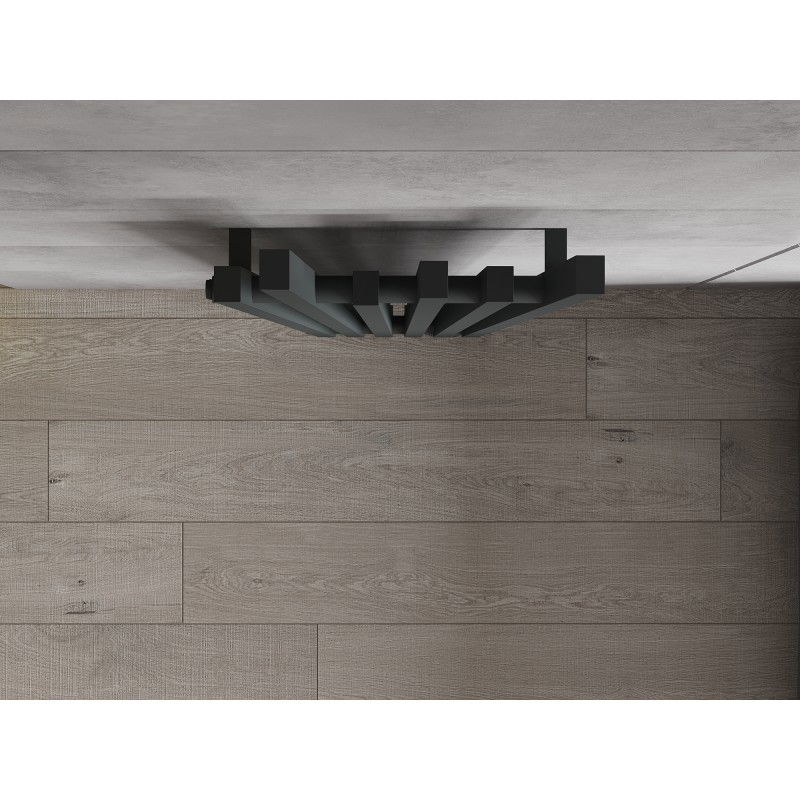 Mexen Omaha dekoratívny radiátor 1800 x 420 mm, 655 W, antracit - W208-1800-420-00-66