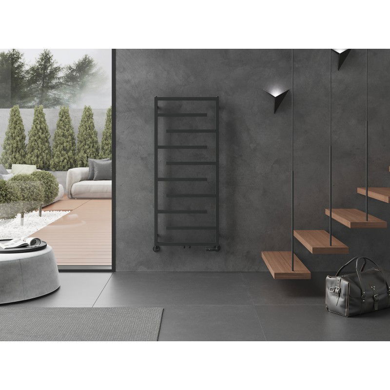 Mexen Orlando dekoratívny radiátor 1380 x 600 mm, 445 W, antracit - W207-1380-600-00-66