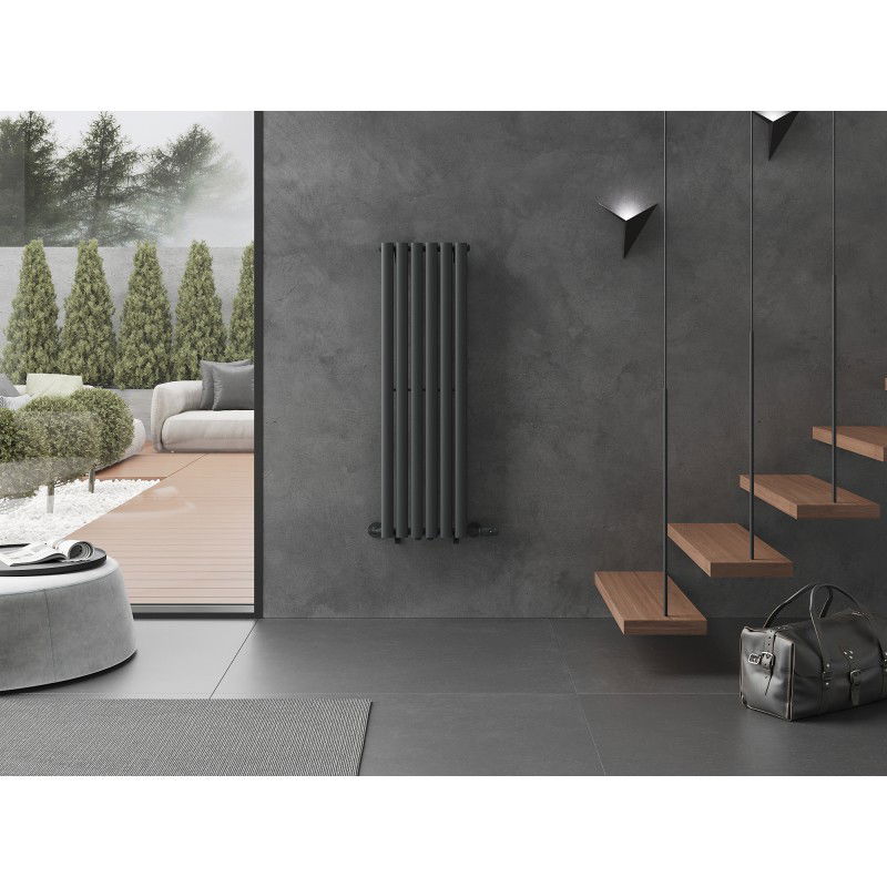 Mexen Oregon dekoratívny radiátor 1200 x 360 mm, 417 W, antracit - W202-1200-350-00-66