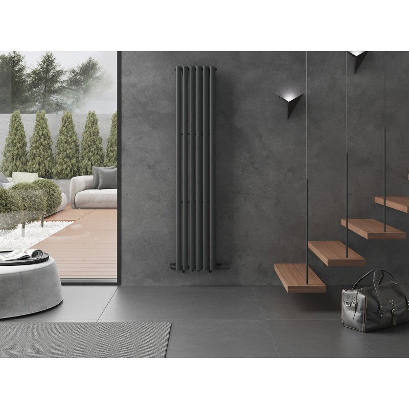 Mexen Oregon dekoratívny radiátor 1800 x 360 mm, 604 W, antracit - W202-1800-350-00-66