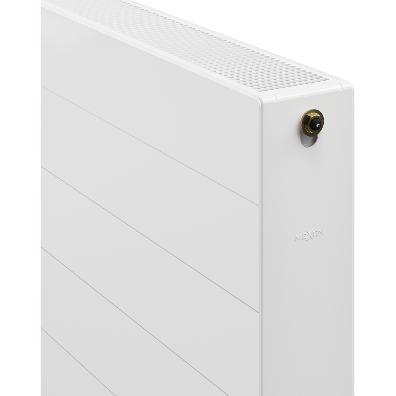 Mexen Line CCL22 doskový radiátor 400 x 1100 mm, spodné stredové pripojenie, 1252 W, biely - W6C22L-040-110-00