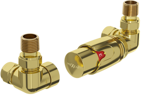 Mexen G00 termostatická súprava osová, zlatá - W903-900-50