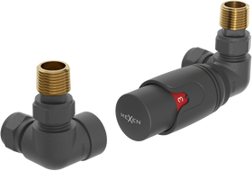 Mexen G00 zostava termostatická osová, antracit - W903-900-66