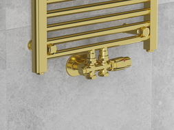 Mexen G00 termoset kútový/priamy, Duplex, DN50, zlatý - W908-900-50