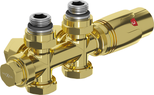 Mexen G00 termoset kútový/priamy, Duplex, DN50, zlatý - W908-900-50