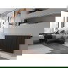 Mexen CC11 vykurovací panel 400 x 1400 mm, spodné stredové pripojenie, 907 W, čierny - W6C11-040-140-70