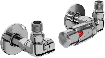 Mexen G00 termostatická súprava osová s krytkou R, chróm - W903-900-904-01