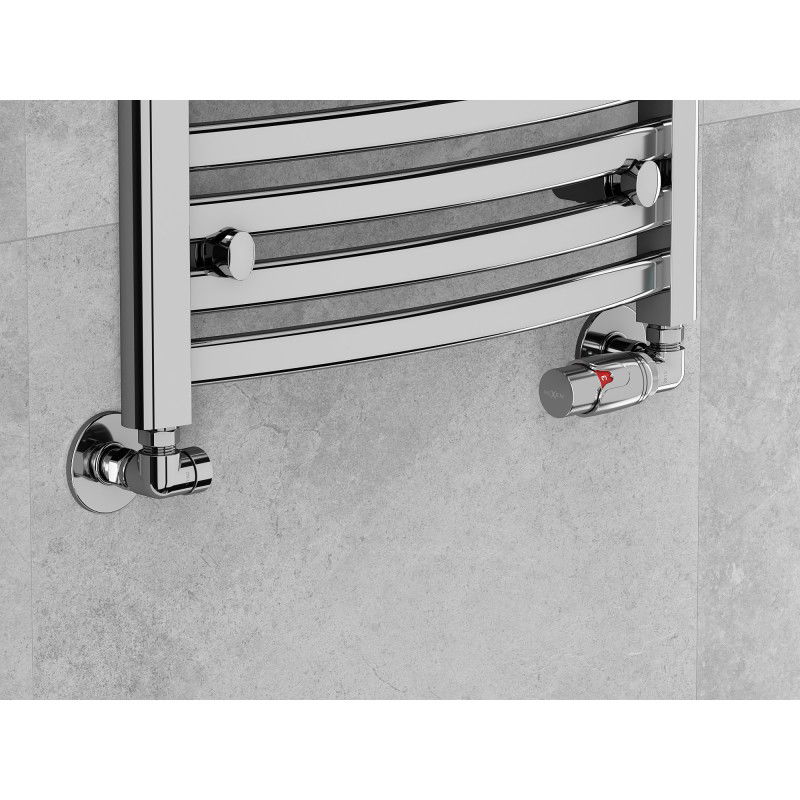 Mexen G00 termostatická súprava osová s krytkou R, chróm - W903-900-904-01