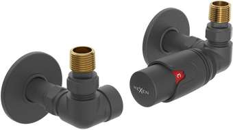 Mexen G00 termostatická súprava osová s krytom R, antracit - W903-900-904-66