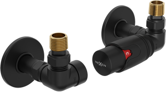 Mexen G00 termostatická súprava osová s krytkou R, čierna - W903-900-904-70