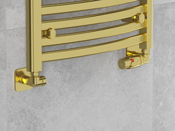 Mexen G00 osový termostatický set s krytom S, zlatý - W903-900-909-50