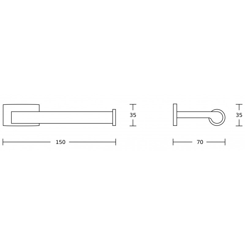Mexen Zoja držiak na toaletný papier, zlatý - 70191333-50