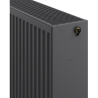 Mexen CC33 doskový radiátor 900 x 2600 mm, spodné stredové pripojenie, 8273 W, antracit - W6C33-090-260-66