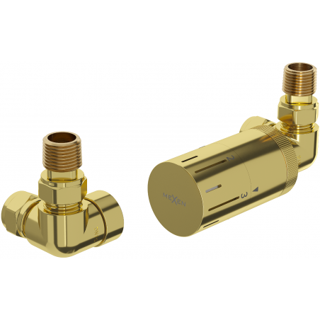 Mexen G05 termostatická sada, osová, zlatá - W903-958-50