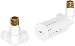 Mexen G05 termostatická sada osiová, biela - W903-958-20