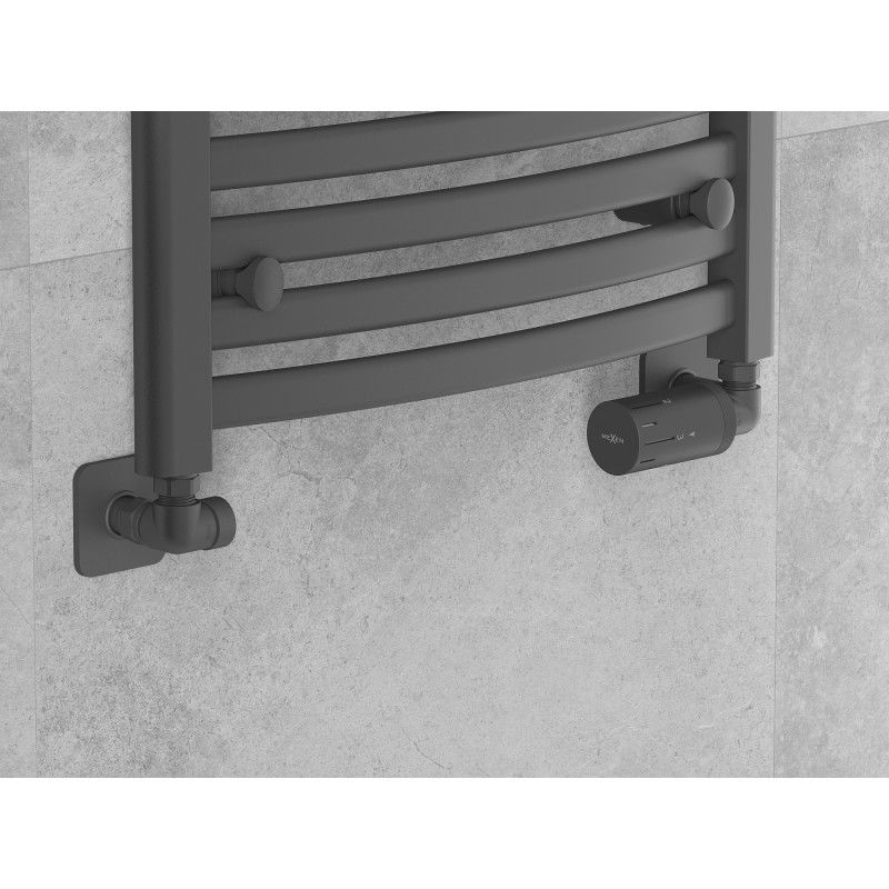 Mexen G05 osová termostatická sada s maskovacím krytom S, antracit - W903-958-909-66