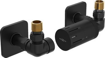 Mexen G05 termostatická sada osová s krytom S, čierna - W903-958-909-70