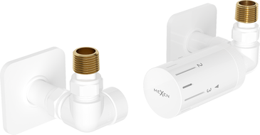 Mexen G05 termostatická sada osová s krytkou S, biela - W903-958-909-20