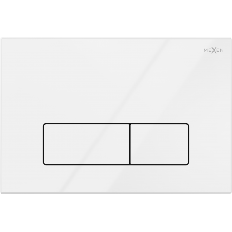Mexen Fenix 13 splachovacie tlačidlo Slim, biela lesklá - 601300
