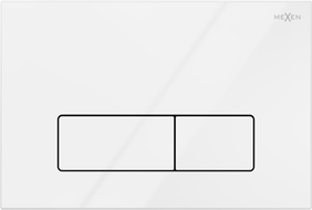 Mexen Fenix 13 splachovacie tlačidlo Slim, biela lesklá - 601300